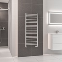 Corinium Round 1200 x 500mm Towel Rail - Chrome