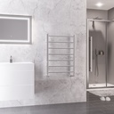 Tuscan Round 800 x 600mm Towel Rail - Chrome