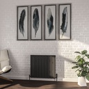 Addington 600 x 662mm Radiator Type10 - Matt Anthracite