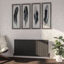 Addington 600 x 1254mm Radiator Type10 - Matt Anthracite
