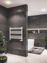 Westward 600 x 800mm Straight Multirail - Gloss White