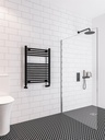 Wingrave 800 x 600mm Straight Multirail - Matt Black