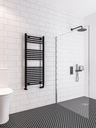 Wingrave 1200 x 500mm Straight Multirail - Matt Black