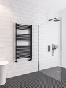 Wingrave 1200 x 600mm Straight Multirail - Matt Black