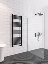 Wingrave 1400 x 500mm Straight Multirail - Matt Black