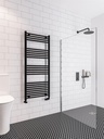 Wingrave 1400 x 600mm Straight Multirail - Matt Black
