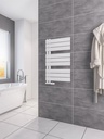Helmsley 800 x 500mm Towel Rail - Matt White