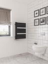 Helmsley 800 x 600mm Towel Rail - Matt Black