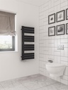 Helmsley 1150 x 500mm Towel Rail - Matt Black