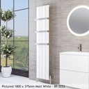 Fairford 1200 x 565mm Aluminium Radiator - Matt White