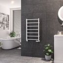 Tuscan Square Towel Rail 800 x 500mm - Gloss White