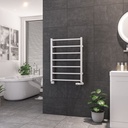 Tuscan Square Towel Rail 800 x 600mm - Gloss White