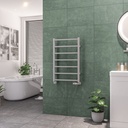 Tuscan Square Towel Rail 800 x 500mm - Matt Grey