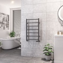 Tuscan Square Towel Rail 800 x 500mm - Matt Anthracite