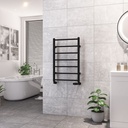 Tuscan Square Towel Rail 800 x 500mm - Matt Black