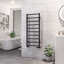 Tuscan Square Towel Rail 1200 x 500mm - Matt Black