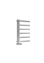 Platani 800 x 500mm Towel Rail - Chrome