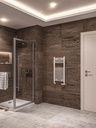 Wingrave 800 x 400mm Straight Multirail - Gloss White