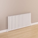 Kelmscott 600 x 1185mm Aluminium Radiator - Matt White