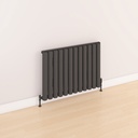 Kelmscott 600 x 835mm Aluminium Radiator - Matt Anthracite