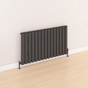 Kelmscott 600 x 1045mm Aluminium Radiator - Matt Anthracite