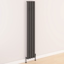 Kelmscott 1800 x 275mm Aluminium Radiator - Matt Anthracite