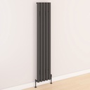 Kelmscott 1800 x 345mm Aluminium Radiator - Matt Anthracite