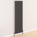 Kelmscott 1800 x 485mm Aluminium Radiator - Matt Anthracite