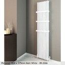 Witney 1800 x 280mm Aluminium Radiator - Matt Anthracite