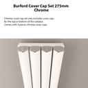 Burford Cover Cap Set 275mm - Chrome