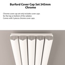 Burford Cover Cap Set 345mm - Chrome