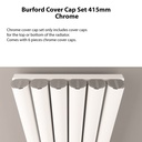 Burford Cover Cap Set 415mm - Chrome