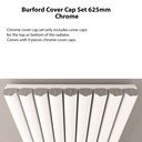 Burford Cover Cap Set 625mm - Chrome