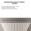 Burford Cover Cap Set 1185mm - Chrome