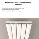 Kelmscott Cover Cap Set 345mm - Chrome