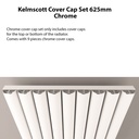 Kelmscott Cover Cap Set 625mm - Chrome
