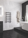 Marlow 850 x 500mm Towel Rail - Matt Grey