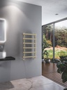 Marlow 850 x 500mm Towel Rail - Matt Cappuccino