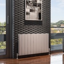 Peretti 600 x 1040mm Aluminium Radiator - Matt White
