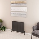 Vesima 600 x 803mm Aluminium Radiator - Matt Anthracite