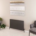 Vesima 600 x 1003mm Aluminium Radiator - Matt Anthracite