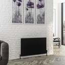 Vesima 600 x 1003mm Aluminium Radiator - Matt Black