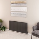 Vesima 600 x 1203mm Aluminium Radiator - Matt Anthracite