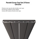 Peretti Cover Cap Set 375mm - Chrome