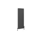Guardia 1200 x 375mm Aluminium Radiator - Matt Anthracite