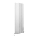 Hadleigh 1800 x 555mm Aluminium Radiator - Matt White