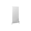 Hadleigh 1200 x 485mm Aluminium Radiator - Matt White