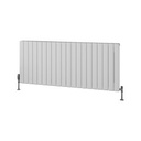 Hadleigh 600 x 1395mm Aluminium Radiator - Matt White