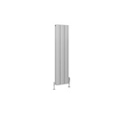 Guardia 1200 x 280mm Aluminium Radiator - Matt Grey