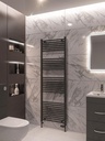 Wingrave 1800 x 600mm Straight Multirail - Matt Anthracite